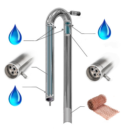 Mash column for packing 30/110/t CLAMP 1,5 inches в Ставрополе