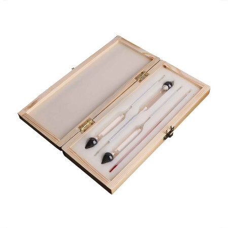 Set of alcohol meters in a wooden box в Ставрополе