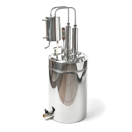Cheap moonshine still kits "Gorilych" double distillation 20/35/t (with tap) CLAMP 1,5 inches в Ставрополе