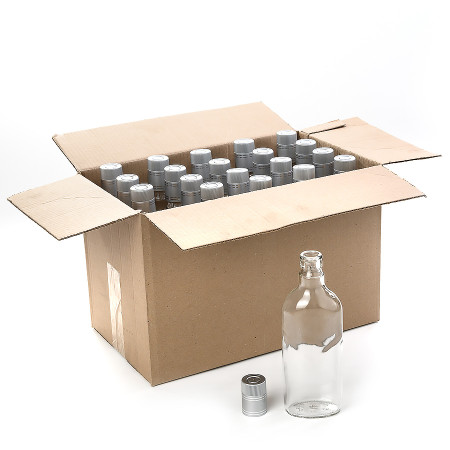 20 bottles "Flask" 0.5 l with guala corks in a box в Ставрополе